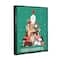 Stupell Industries Merry Christmas Happy Dog Gifts Framed Floater Canvas Wall Art